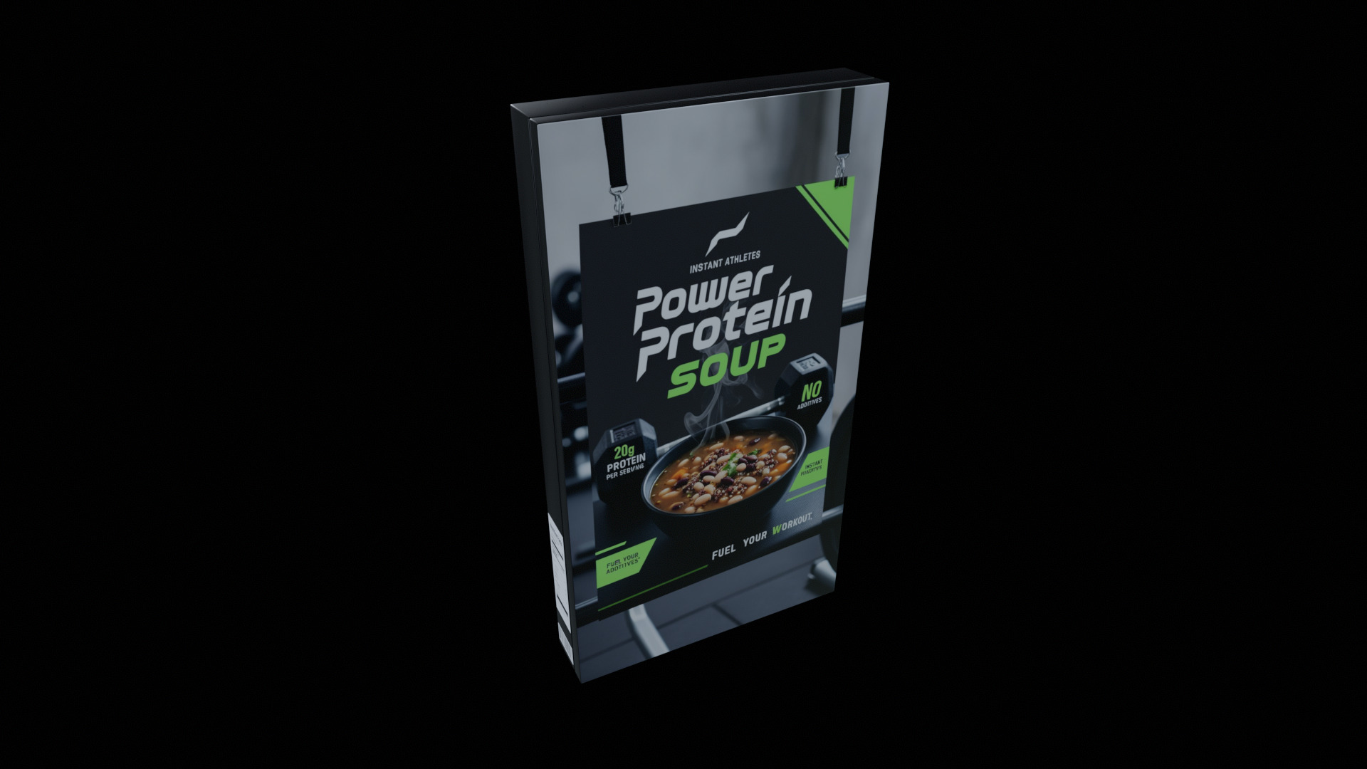 Instant soup-Minestrone Instant Soup-GAME READY PBR  Low-poly 3D model_7