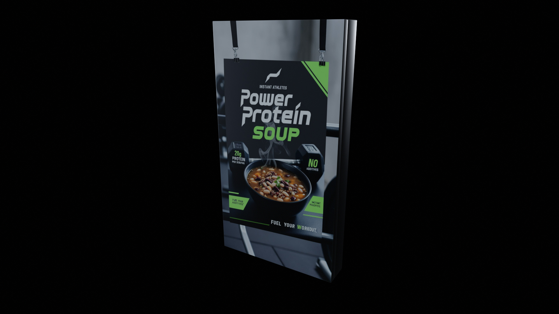 Instant soup-Minestrone Instant Soup-GAME READY PBR  Low-poly 3D model_4