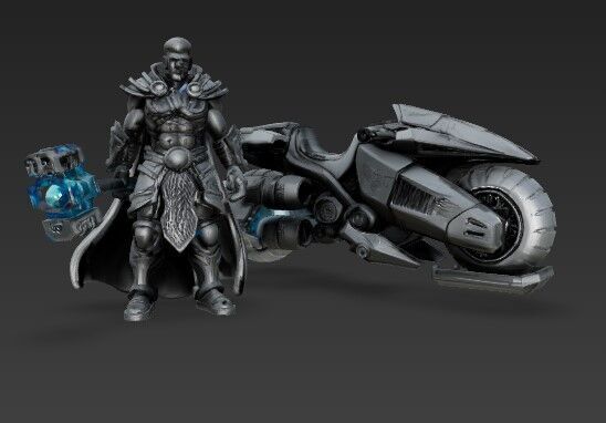 3D Printable Iron Oath Raider  Bladestreak War Bike 3D print model_5