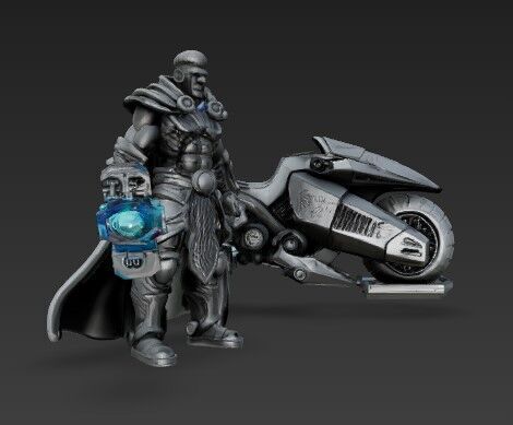 3D Printable Iron Oath Raider  Bladestreak War Bike 3D print model_1