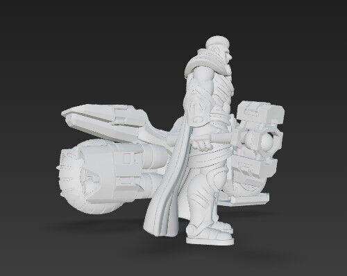 3D Printable Iron Oath Raider  Bladestreak War Bike 3D print model_16
