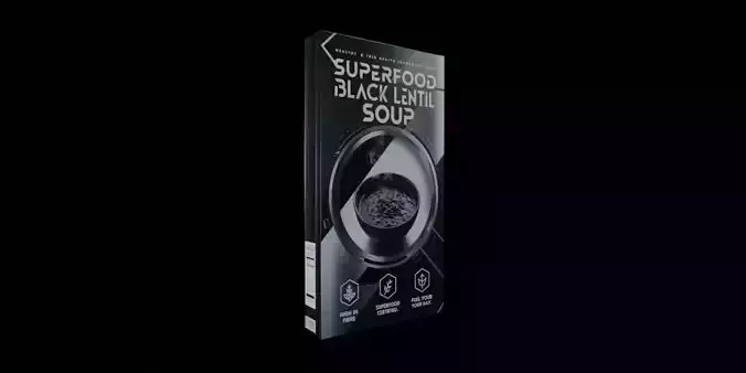 Instant soup-Minestrone Instant Soup-GAME READY PBR 