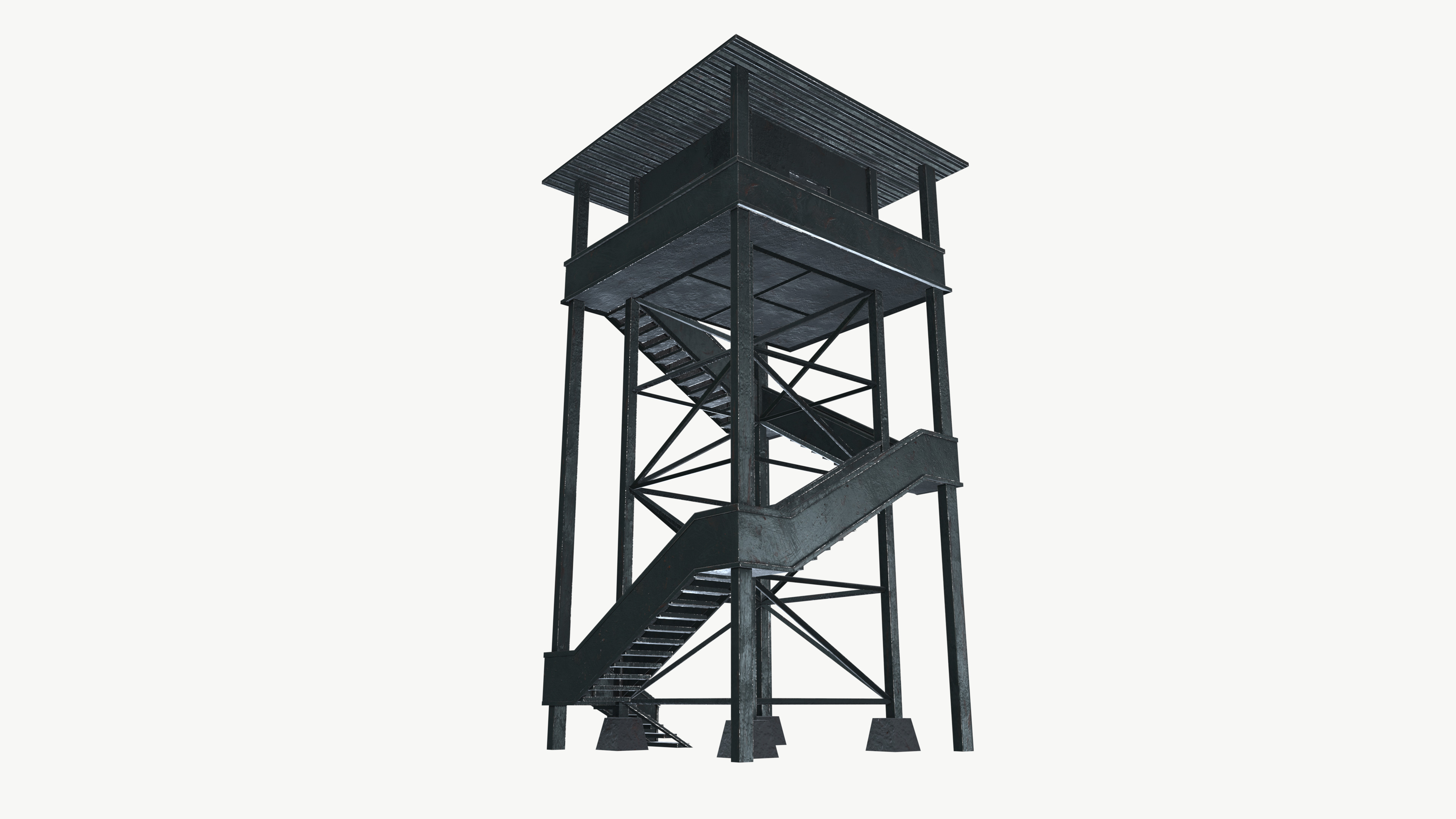 Watch Tower 3D model_3