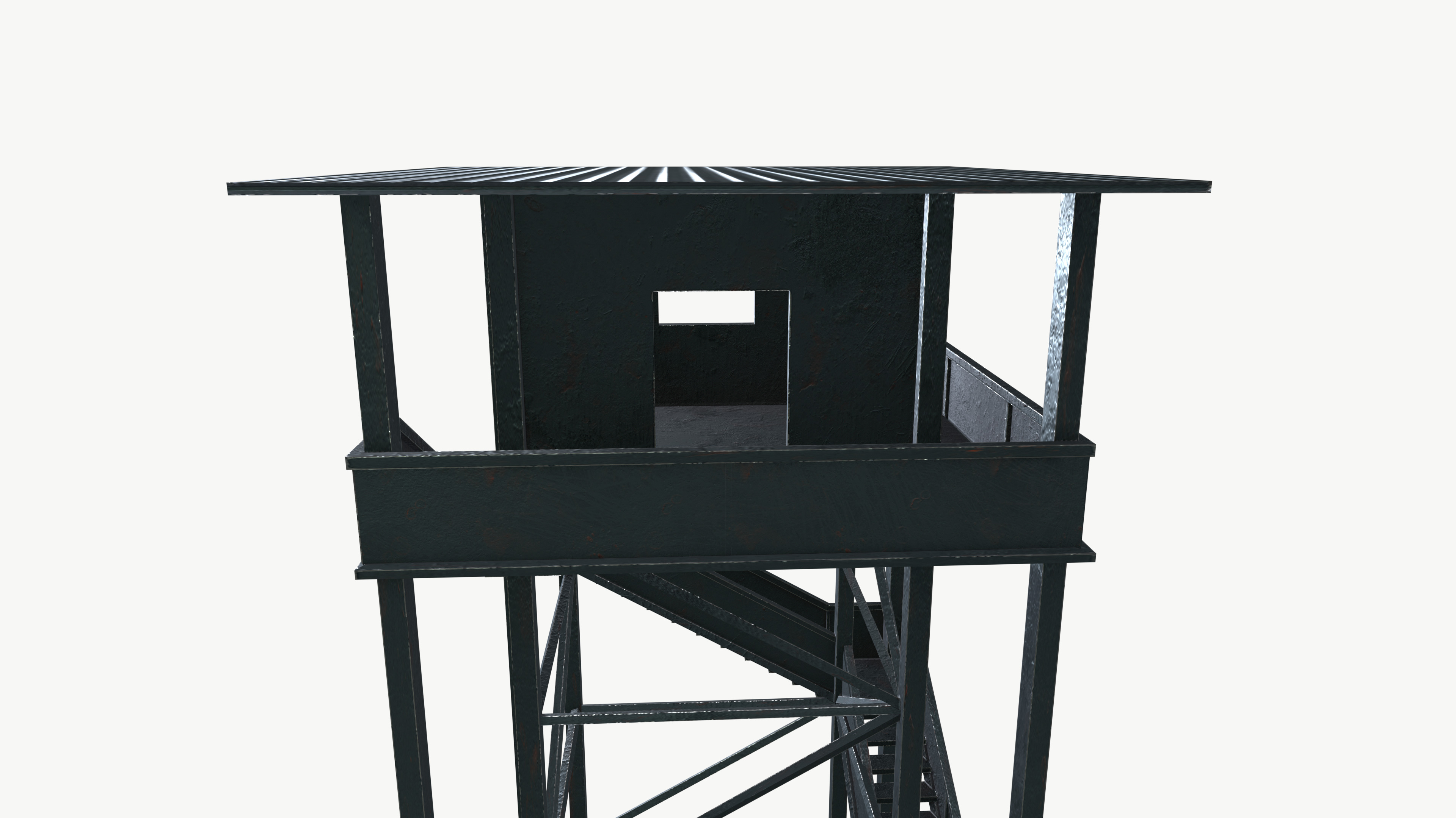 Watch Tower 3D model_7
