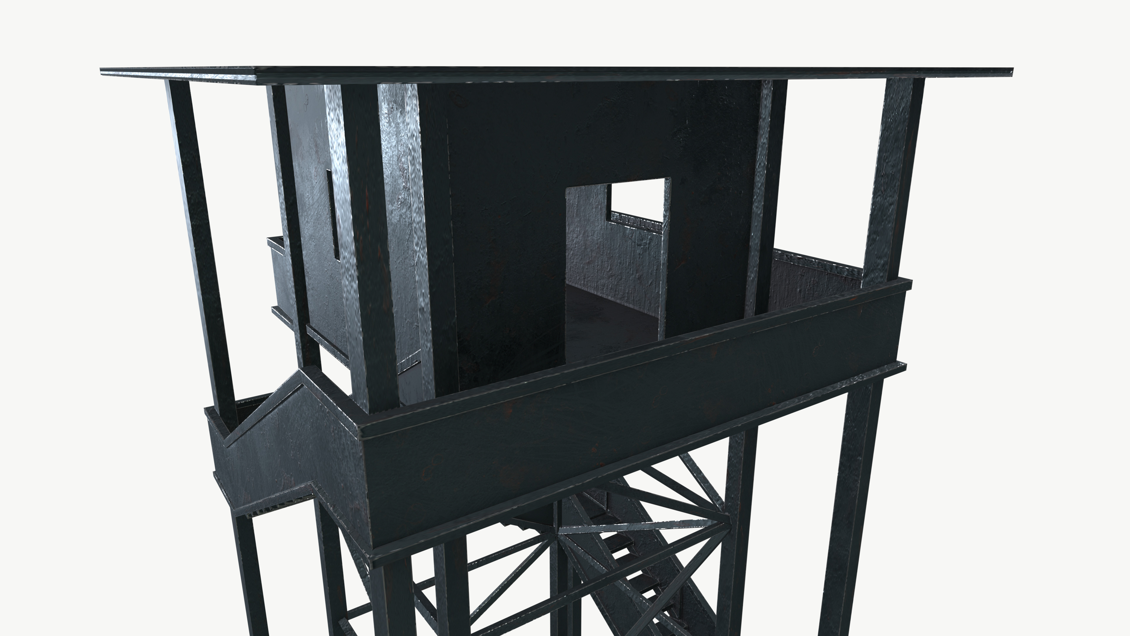 Watch Tower 3D model_5