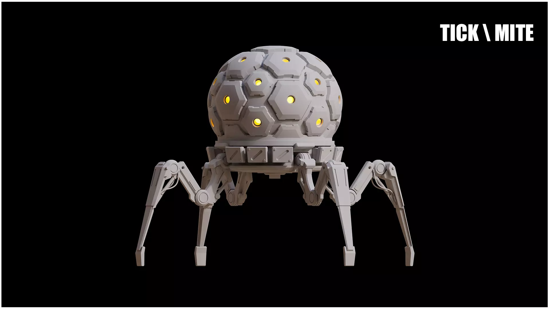 Tick Mite inspired by Titanfall 2 STL Files for 3D Printing 3D print model_0