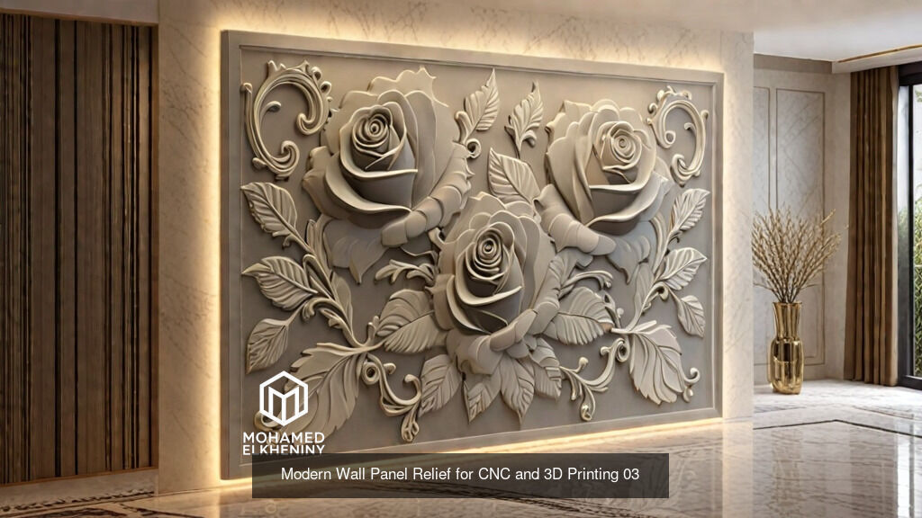 Relief Elegance - 3D Wall Panel Collection Set 10 _3