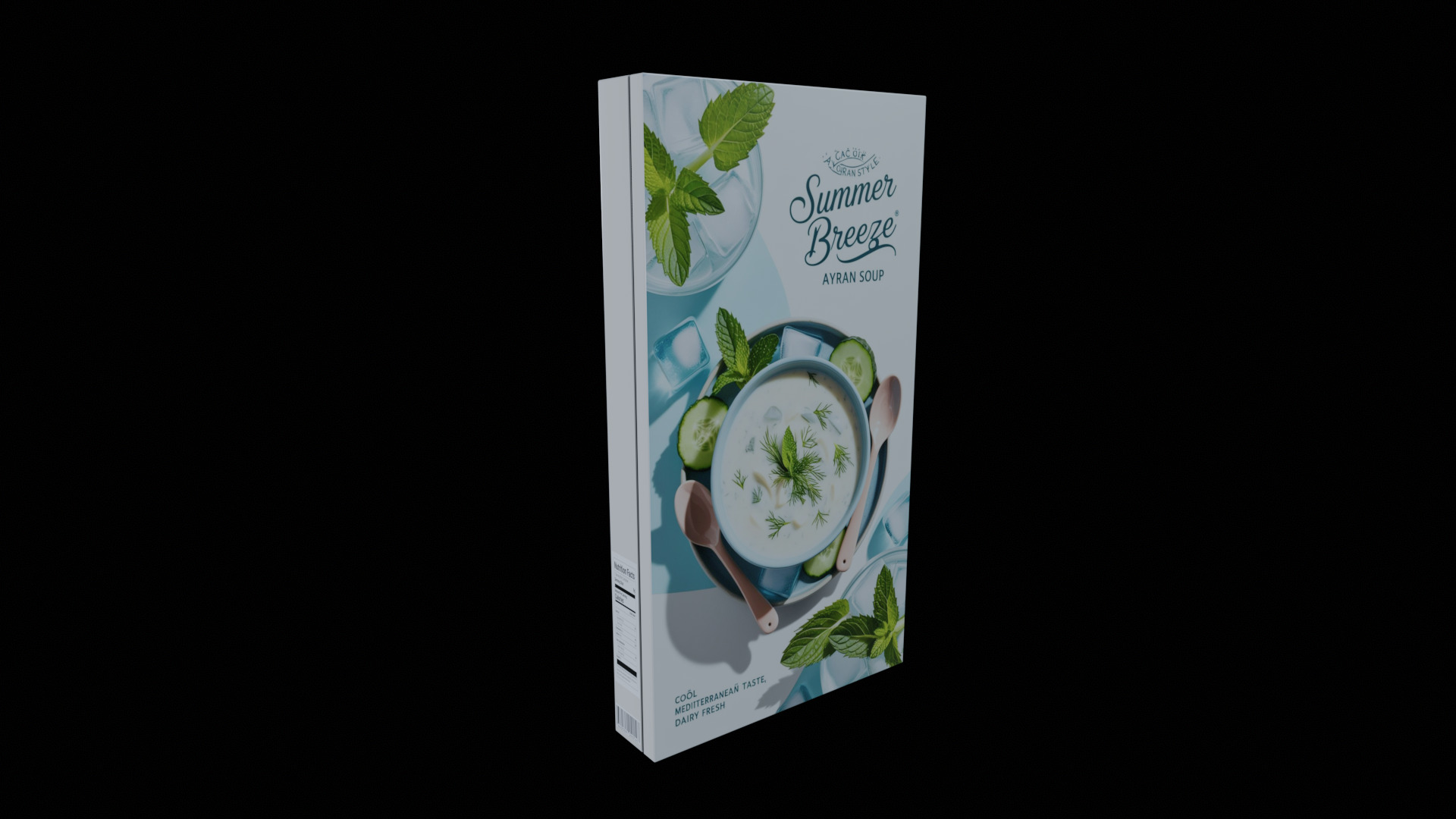 Instant soup-Minestrone Instant Soup-GAME READY PBR  Low-poly 3D model_2