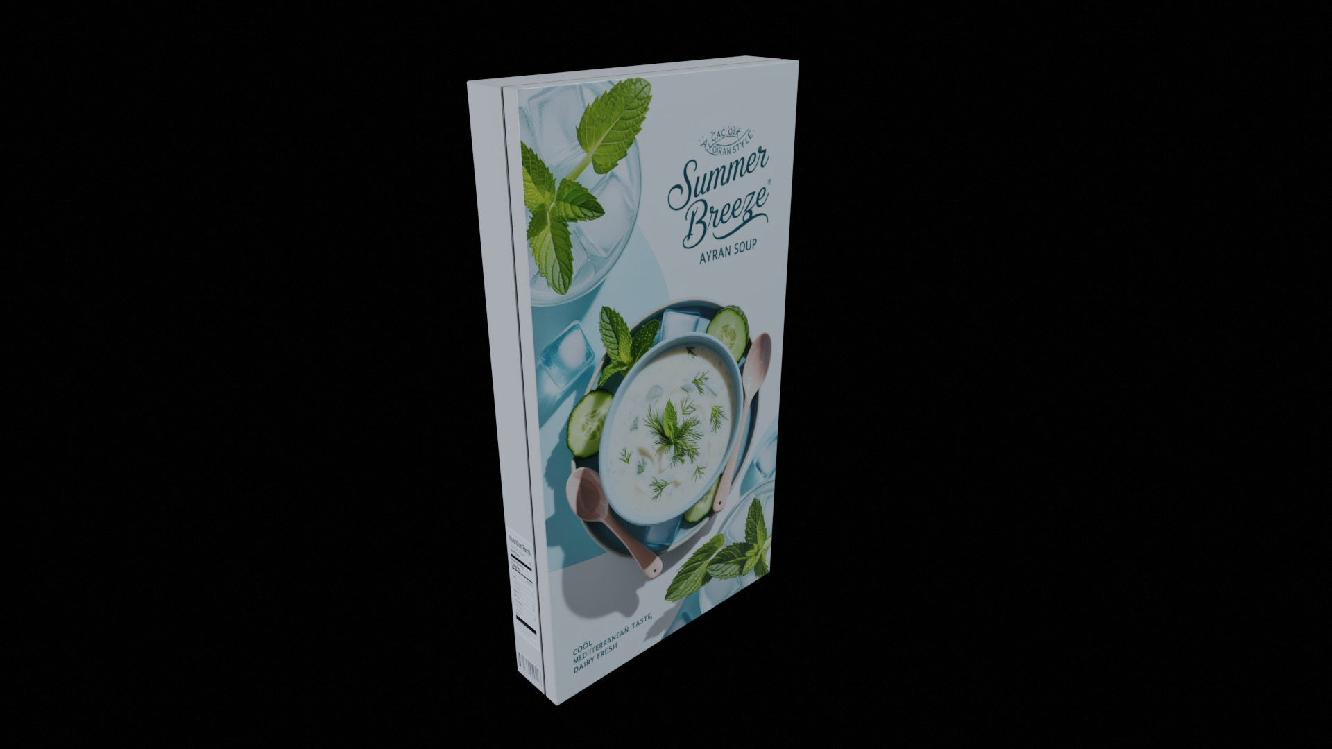 Instant soup-Minestrone Instant Soup-GAME READY PBR  Low-poly 3D model_3