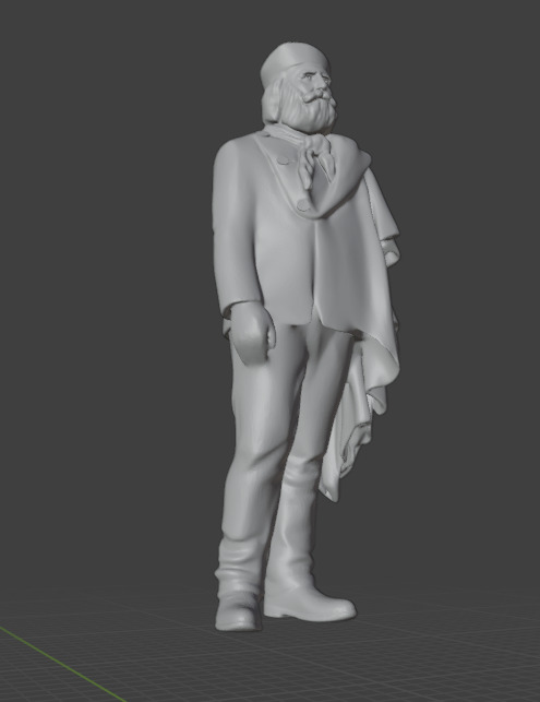 Giuseppe Garibaldi  3D print model_1