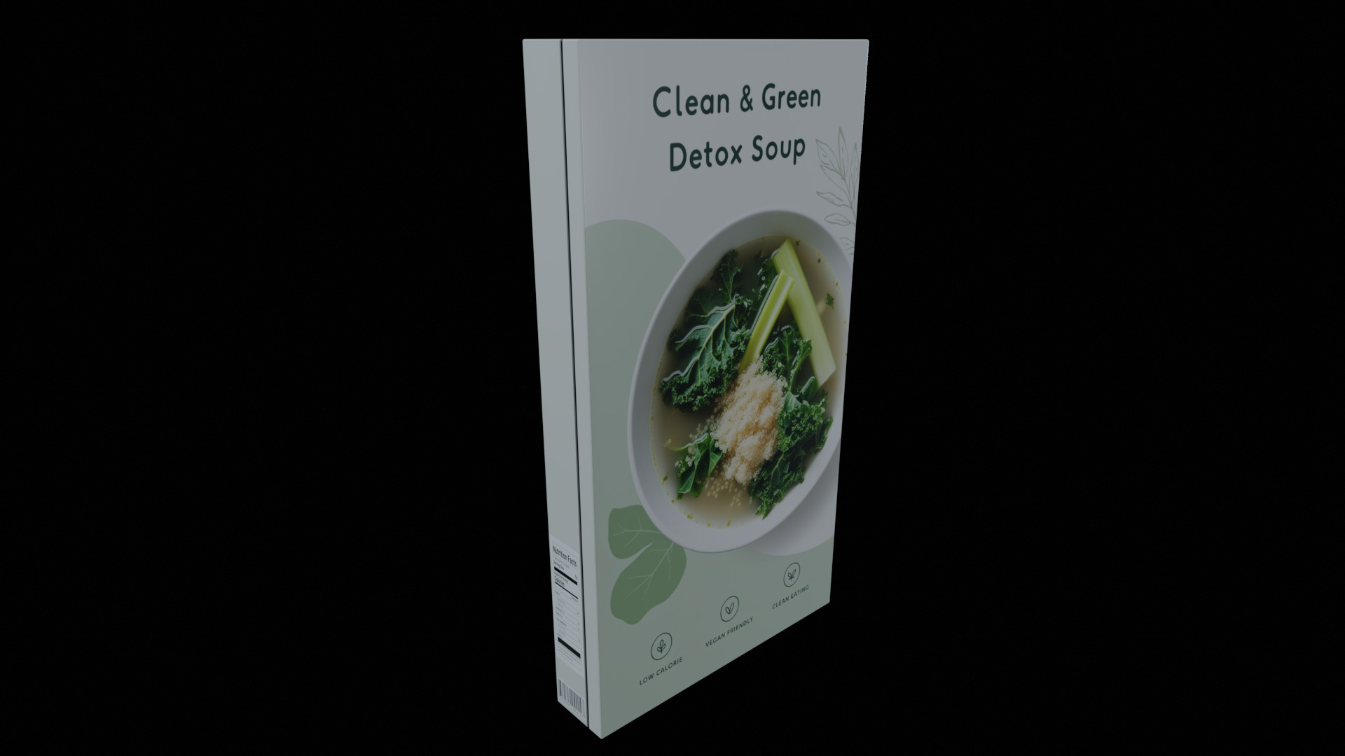Instant soup-Minestrone Instant Soup-GAME READY PBR  Low-poly 3D model_6