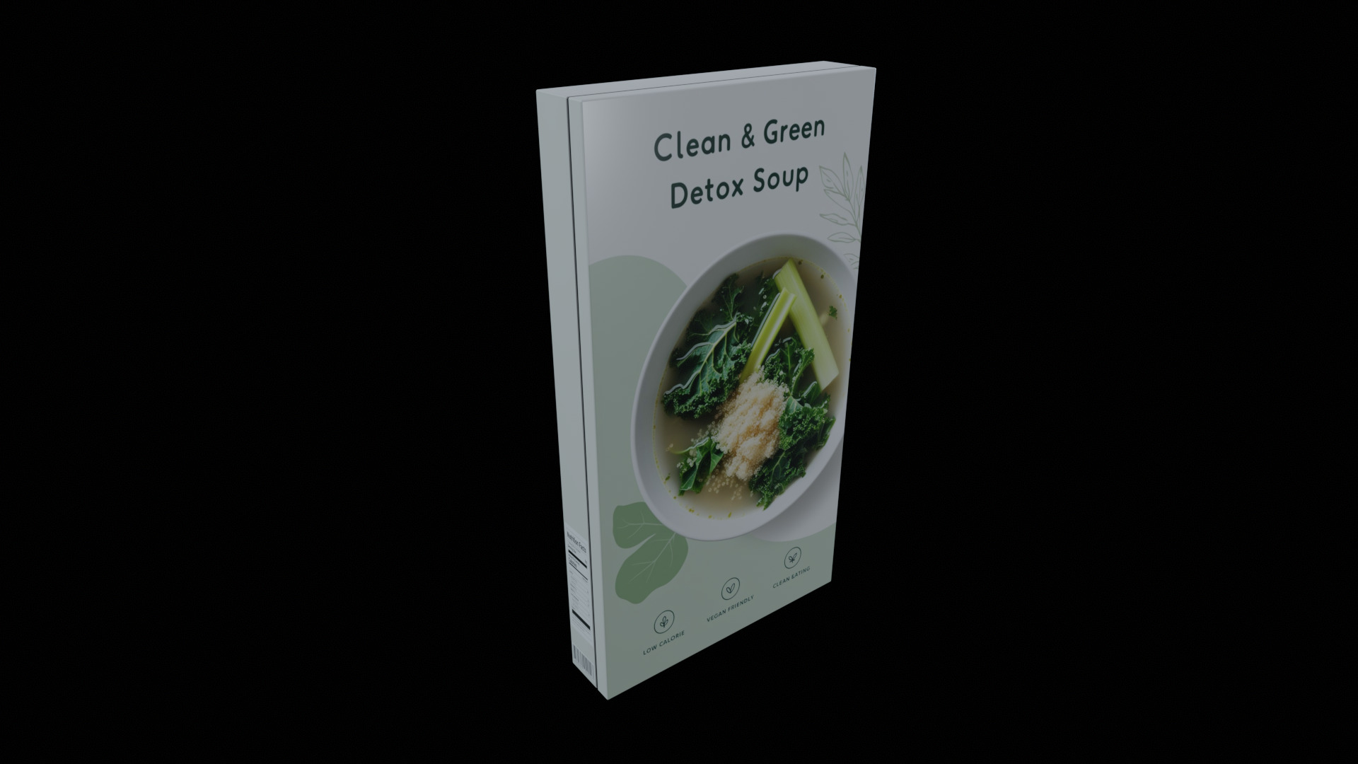 Instant soup-Minestrone Instant Soup-GAME READY PBR  Low-poly 3D model_3