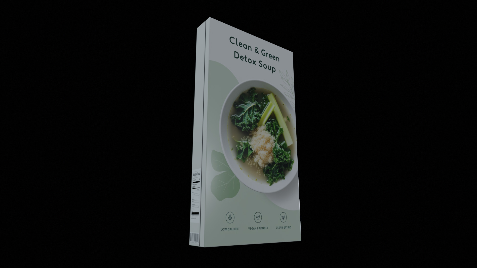 Instant soup-Minestrone Instant Soup-GAME READY PBR  Low-poly 3D model_7