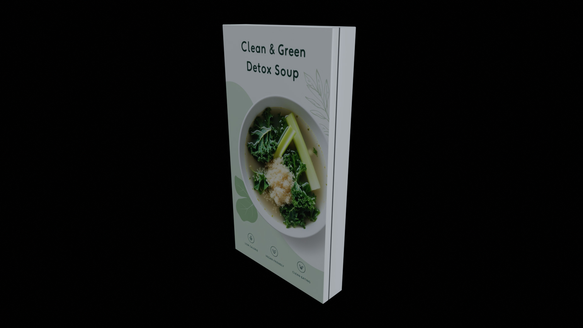 Instant soup-Minestrone Instant Soup-GAME READY PBR  Low-poly 3D model_4