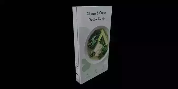 Instant soup-Minestrone Instant Soup-GAME READY PBR 