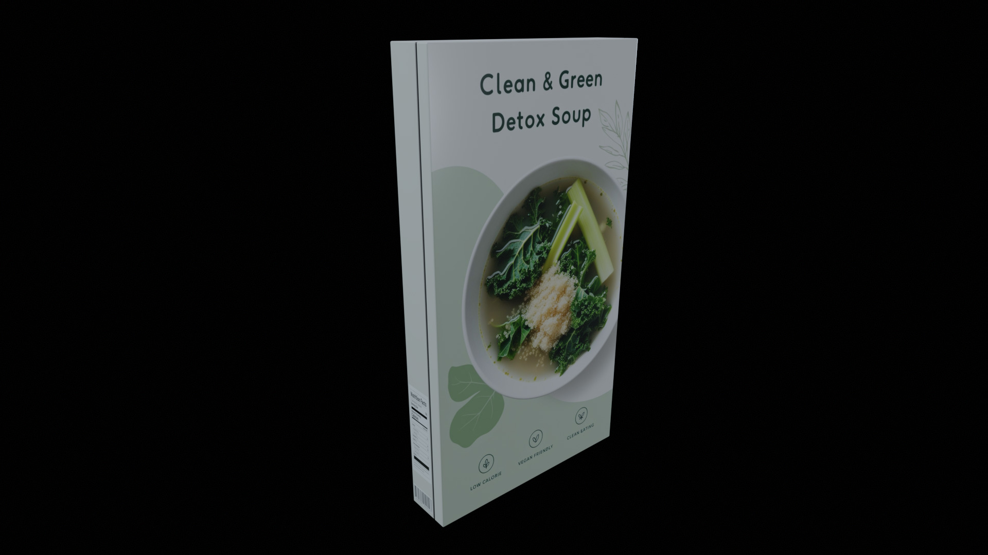 Instant soup-Minestrone Instant Soup-GAME READY PBR  Low-poly 3D model_2