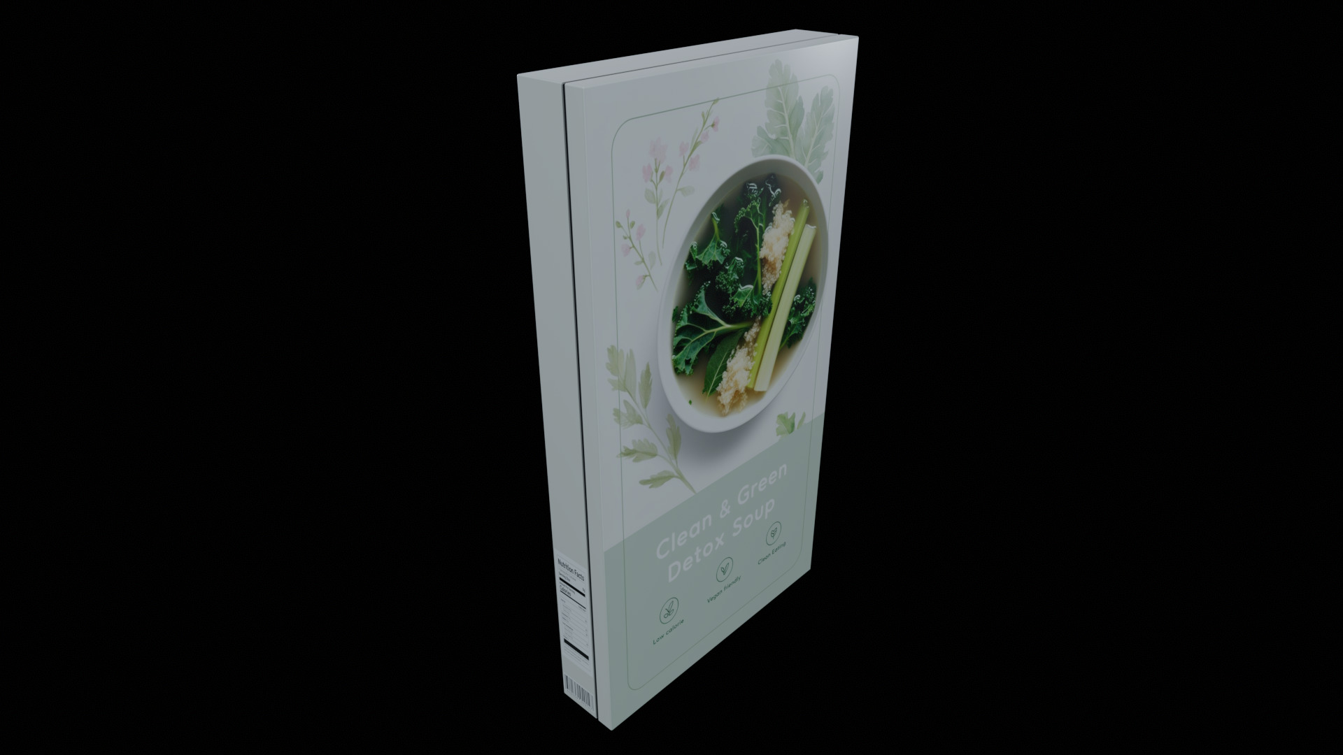 Instant soup-Minestrone Instant Soup-GAME READY PBR  Low-poly 3D model_7