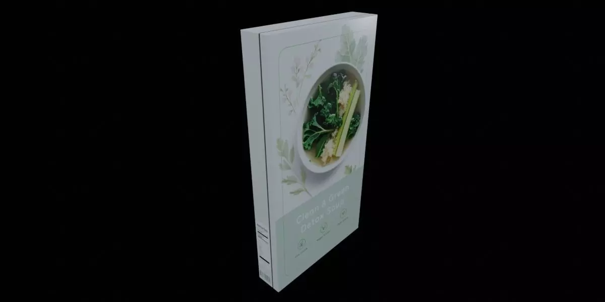 Instant soup-Minestrone Instant Soup-GAME READY PBR  Low-poly 3D model_0