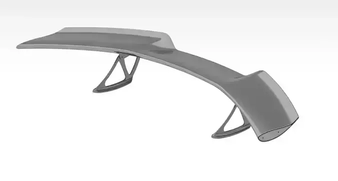 Lotus Rear Wing 3D Model CFD Ready CAD Geometry 