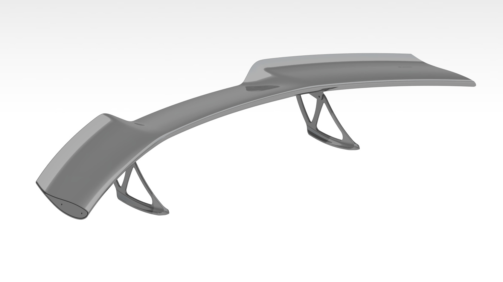 Lotus Rear Wing 3D Model CFD Ready CAD Geometry 3D print model_1