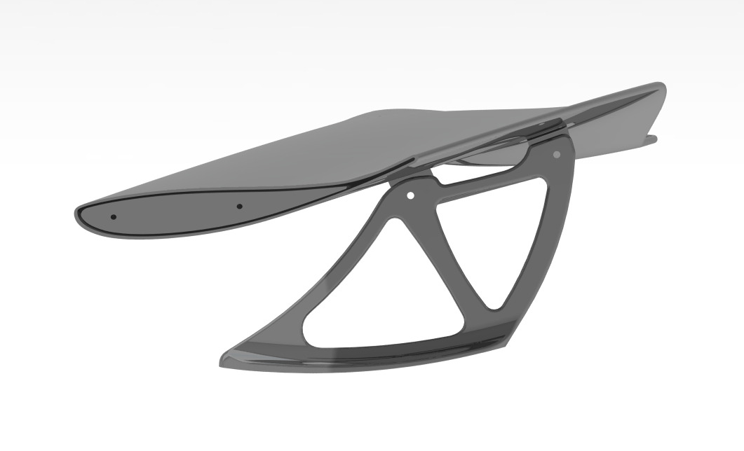 Lotus Rear Wing 3D Model CFD Ready CAD Geometry 3D print model_2