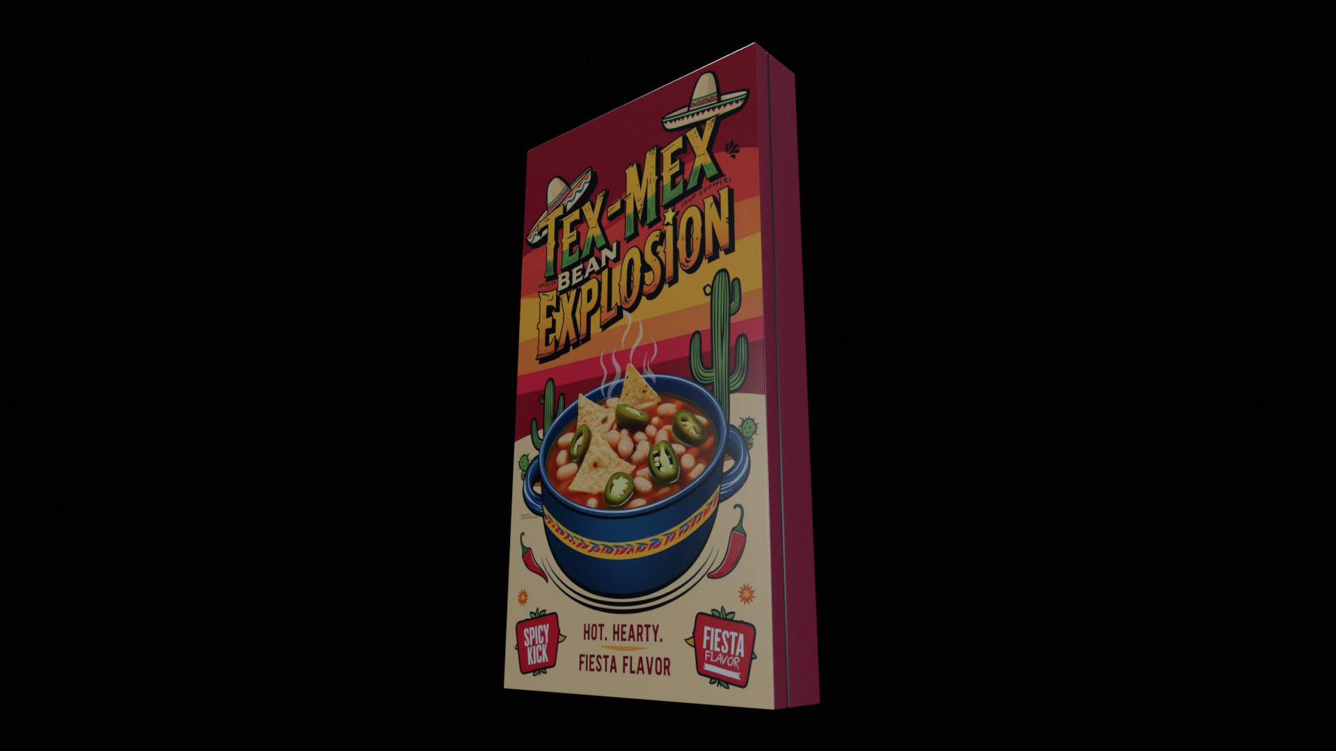 Instant soup-Minestrone Instant Soup-GAME READY PBR Low-poly 3D model_3