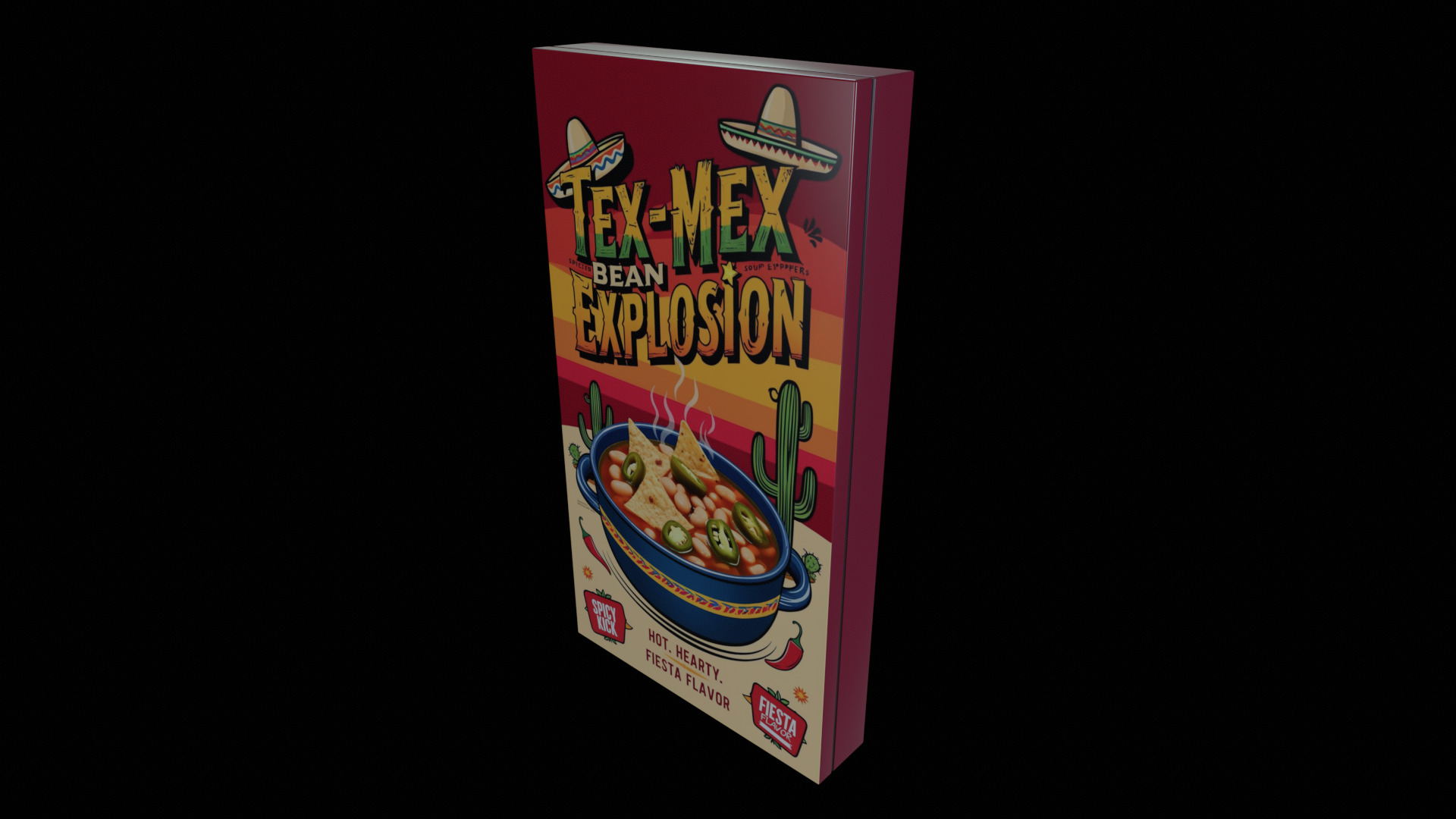 Instant soup-Minestrone Instant Soup-GAME READY PBR Low-poly 3D model_2