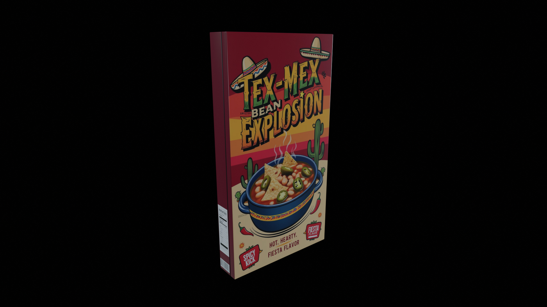Instant soup-Minestrone Instant Soup-GAME READY PBR Low-poly 3D model_1