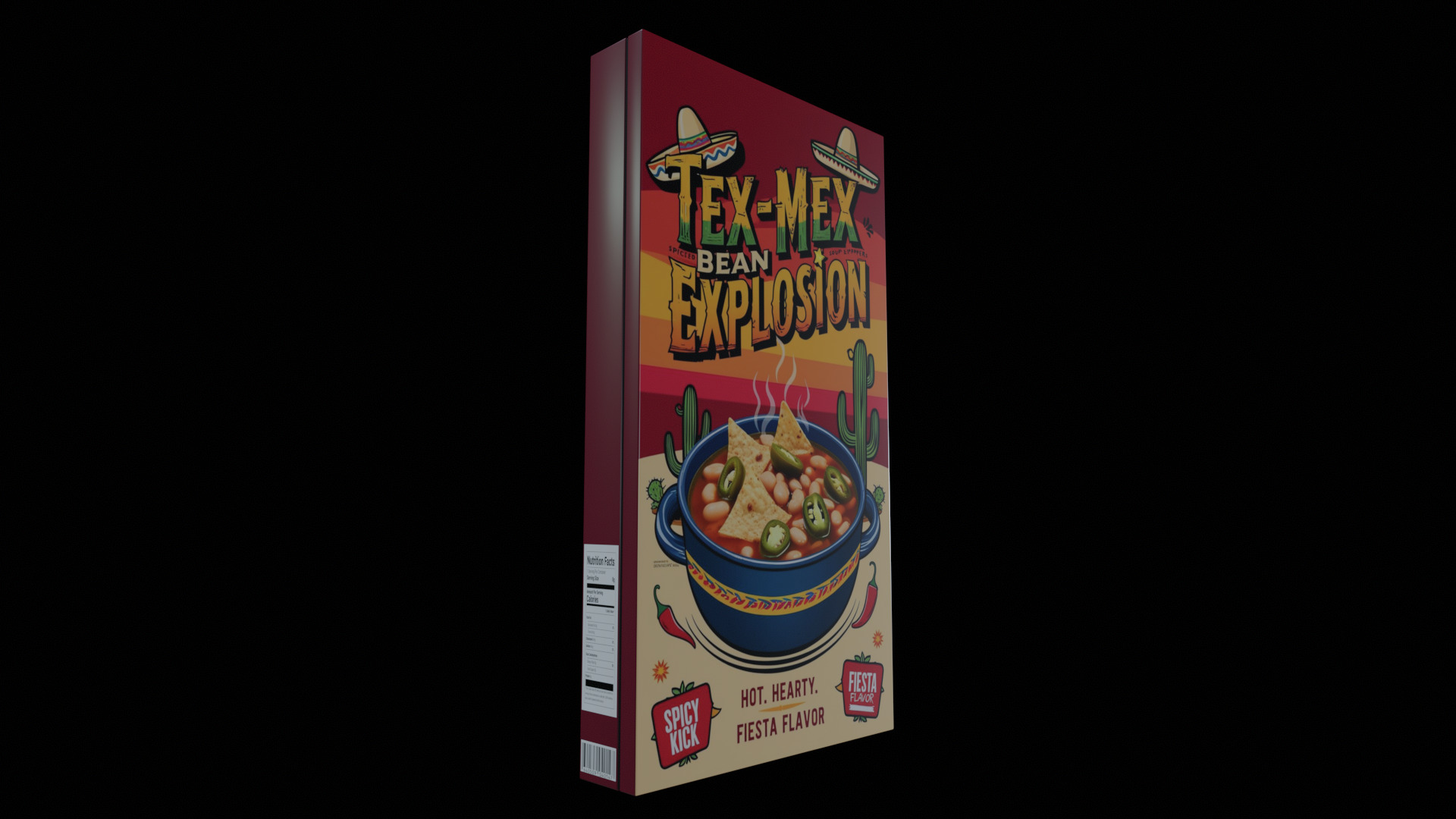 Instant soup-Minestrone Instant Soup-GAME READY PBR Low-poly 3D model_6