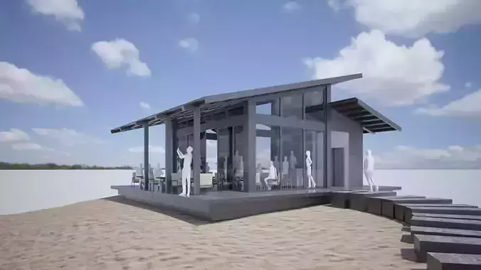 Halfway Golf House 3D model