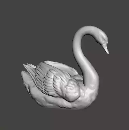 SWAN REALISTIC FIGURE MODEL ANIMAL CREATURE WILDLIFE NATURE