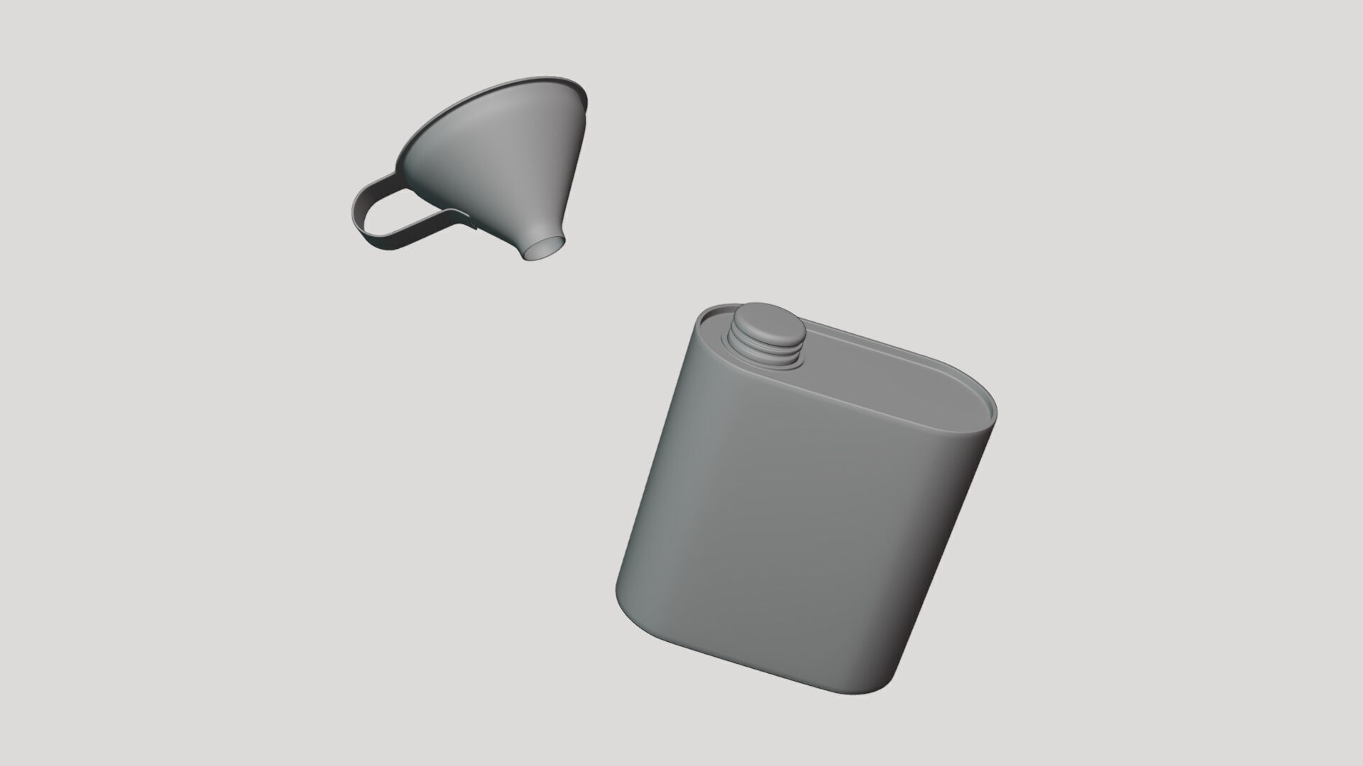 Aroma Coffee Can Funnel - Geometry Only No Textures No Materials 3D model_4