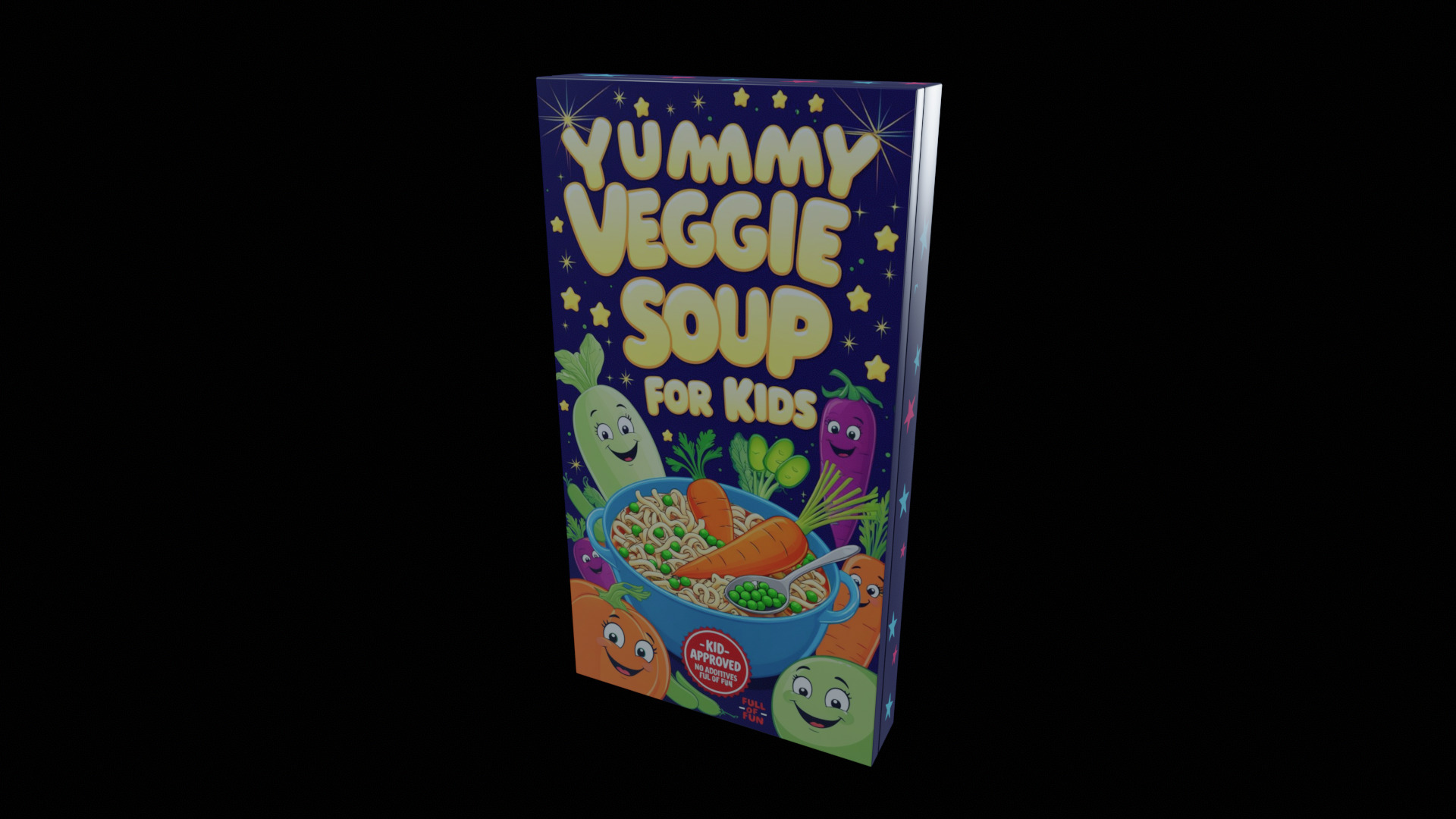 Instant soup-Minestrone Instant Soup-GAME READY PBR  Low-poly 3D model_4