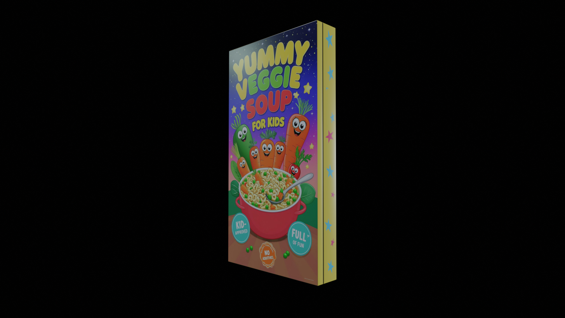 Instant soup-Minestrone Instant Soup-GAME READY PBR  Low-poly 3D model_5