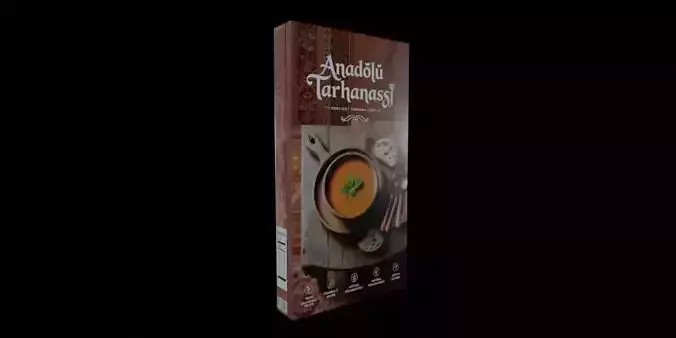 Instant soup-Minestrone Instant Soup-GAME READY PBR 