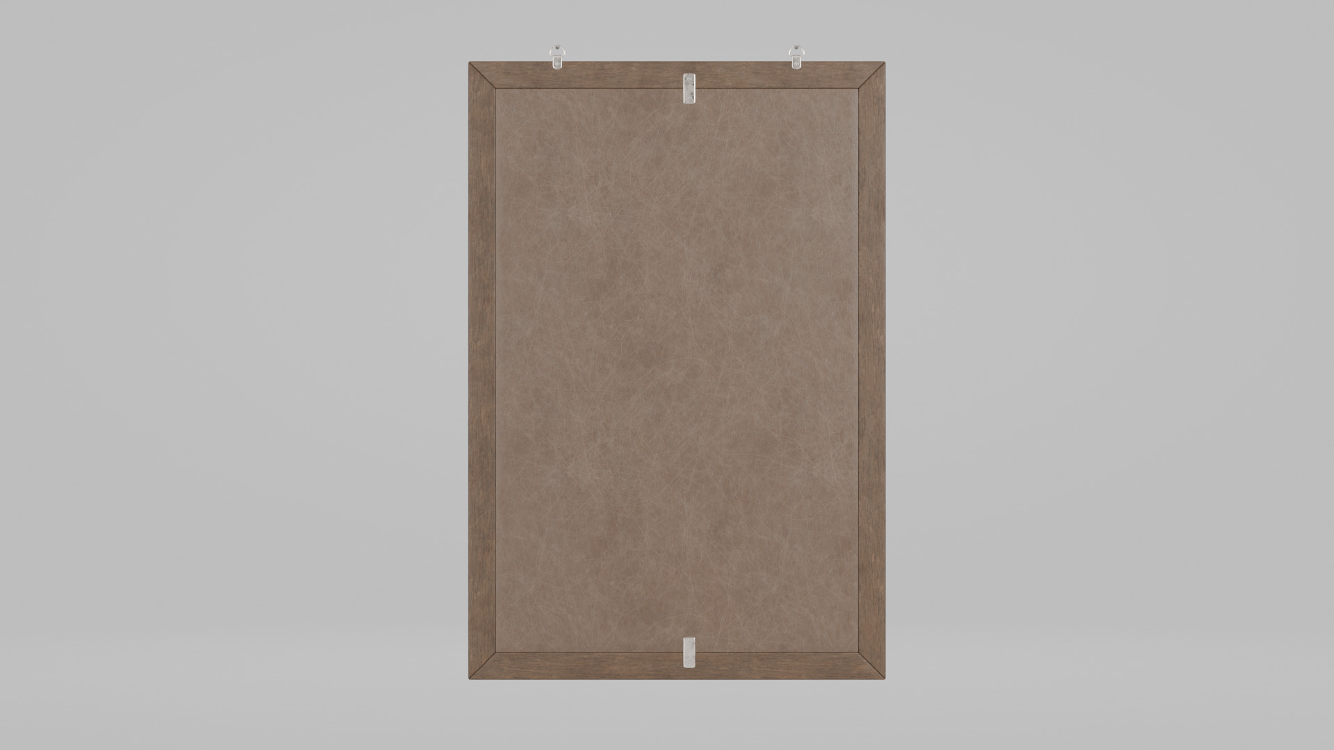 Customizable Wall-Mounted Blackboard - Tall Wooden Writing Board Low-poly 3D model_3