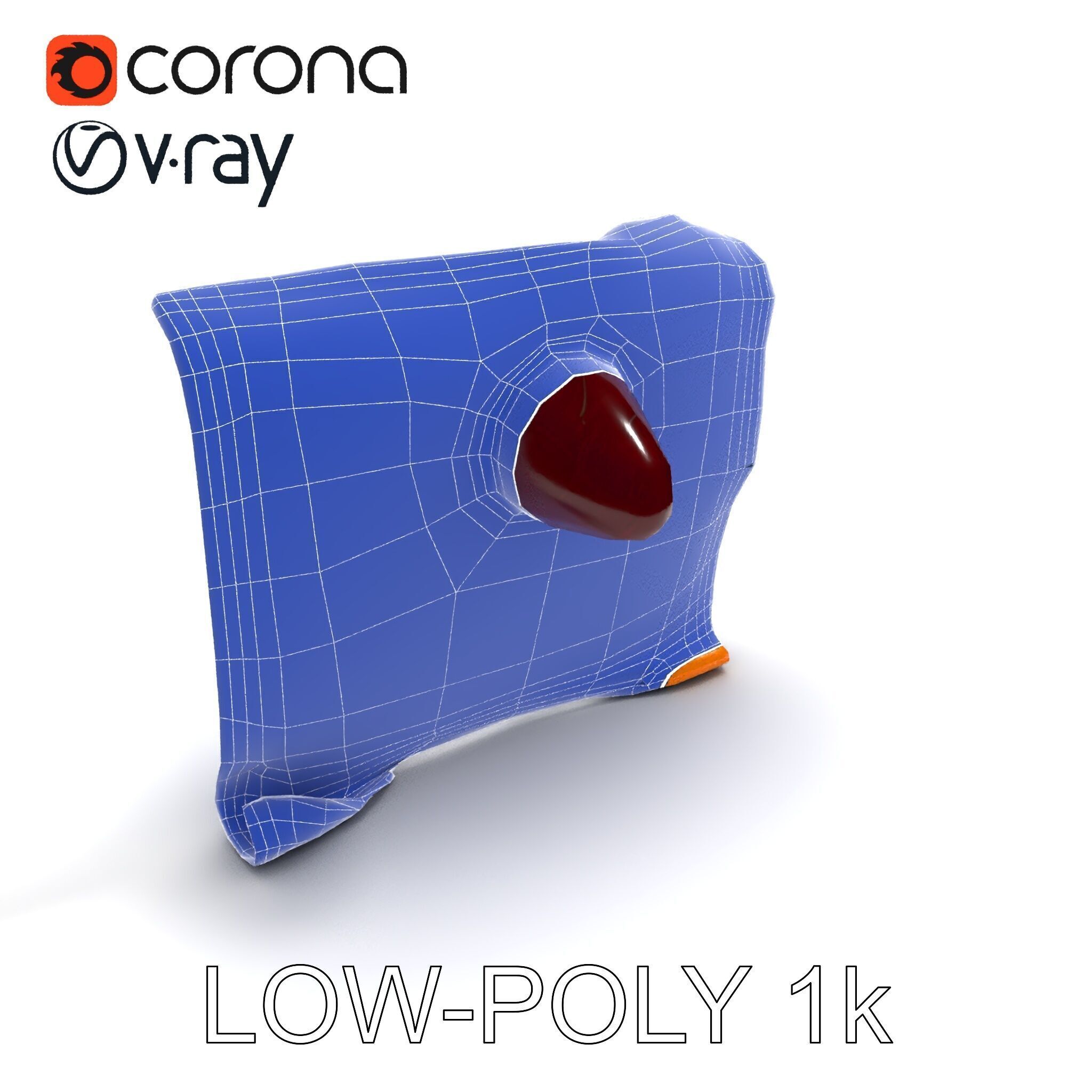 Antique Scroll with Wax Seal Model Pack Low-poly 3D model_20