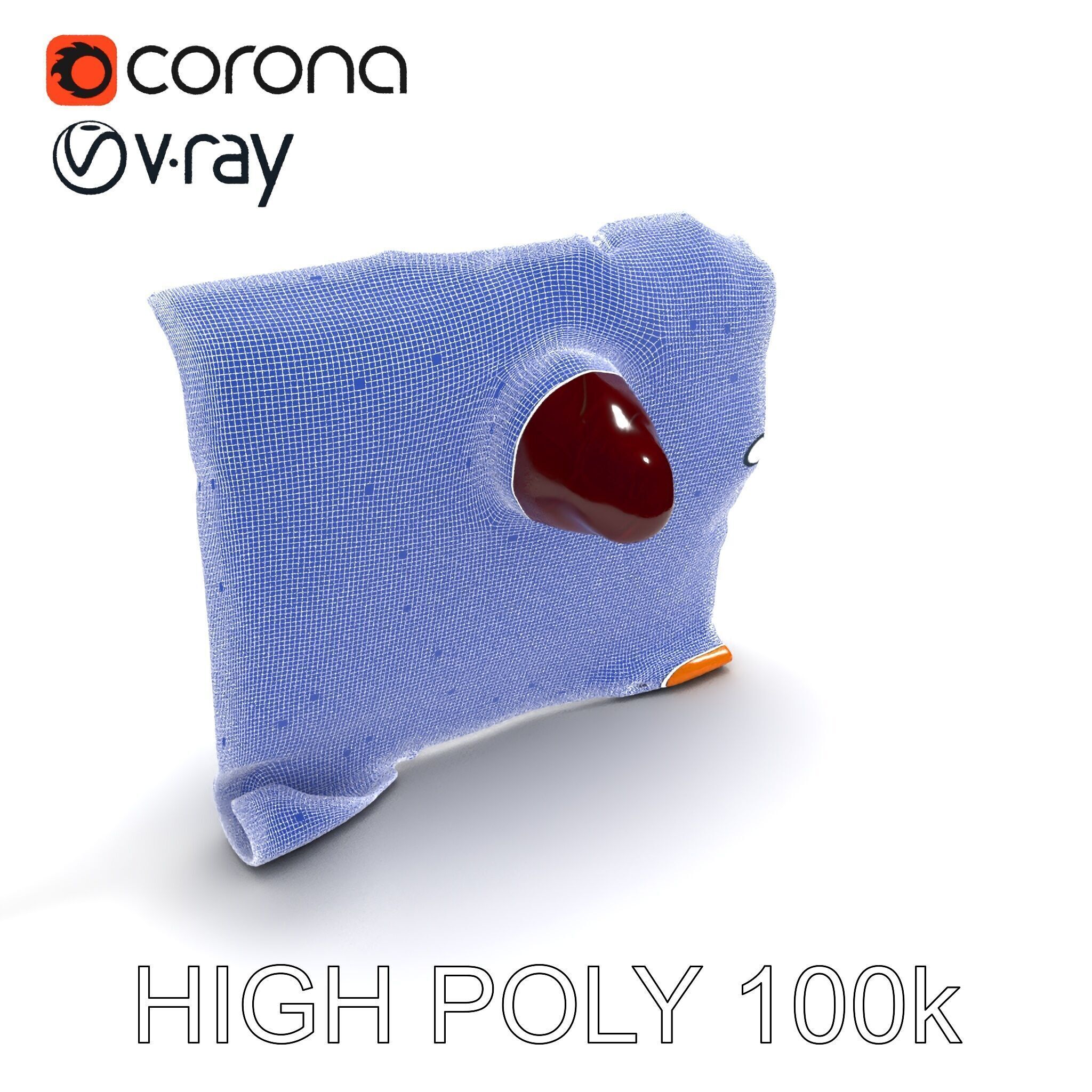 Antique Scroll with Wax Seal Model Pack Low-poly 3D model_11