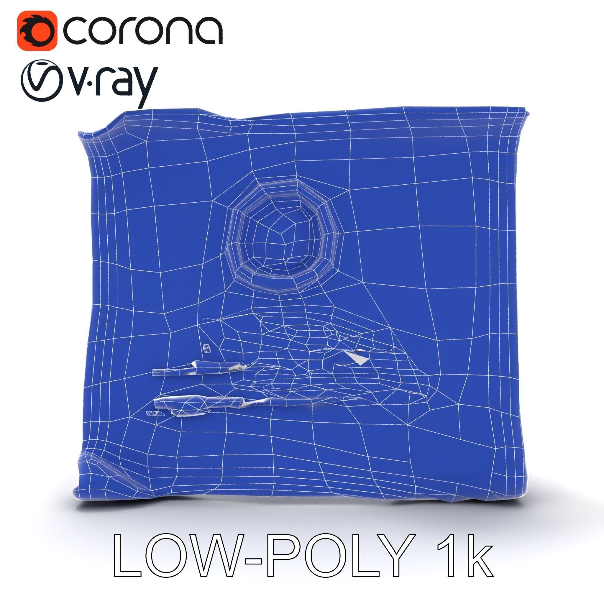 Antique Scroll with Wax Seal Model Pack Low-poly 3D model_34