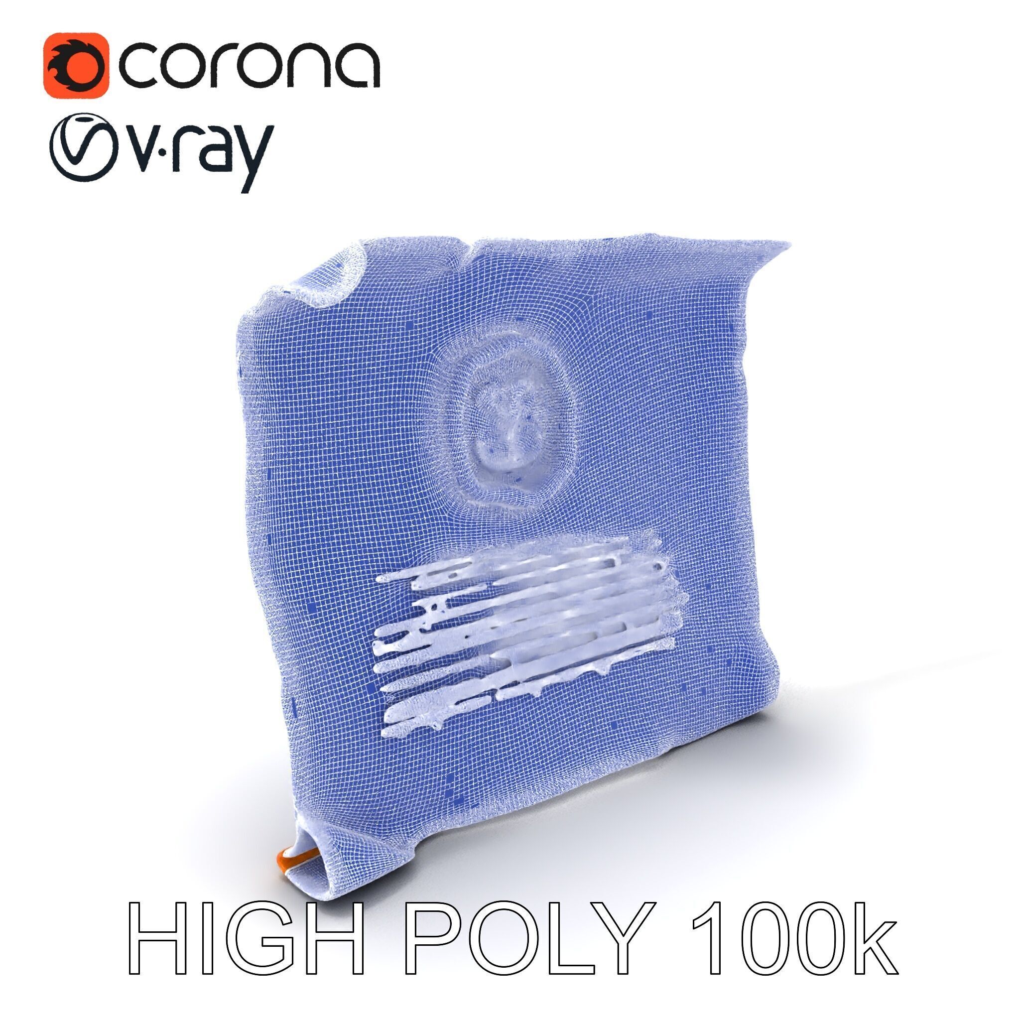 Antique Scroll with Wax Seal Model Pack Low-poly 3D model_4