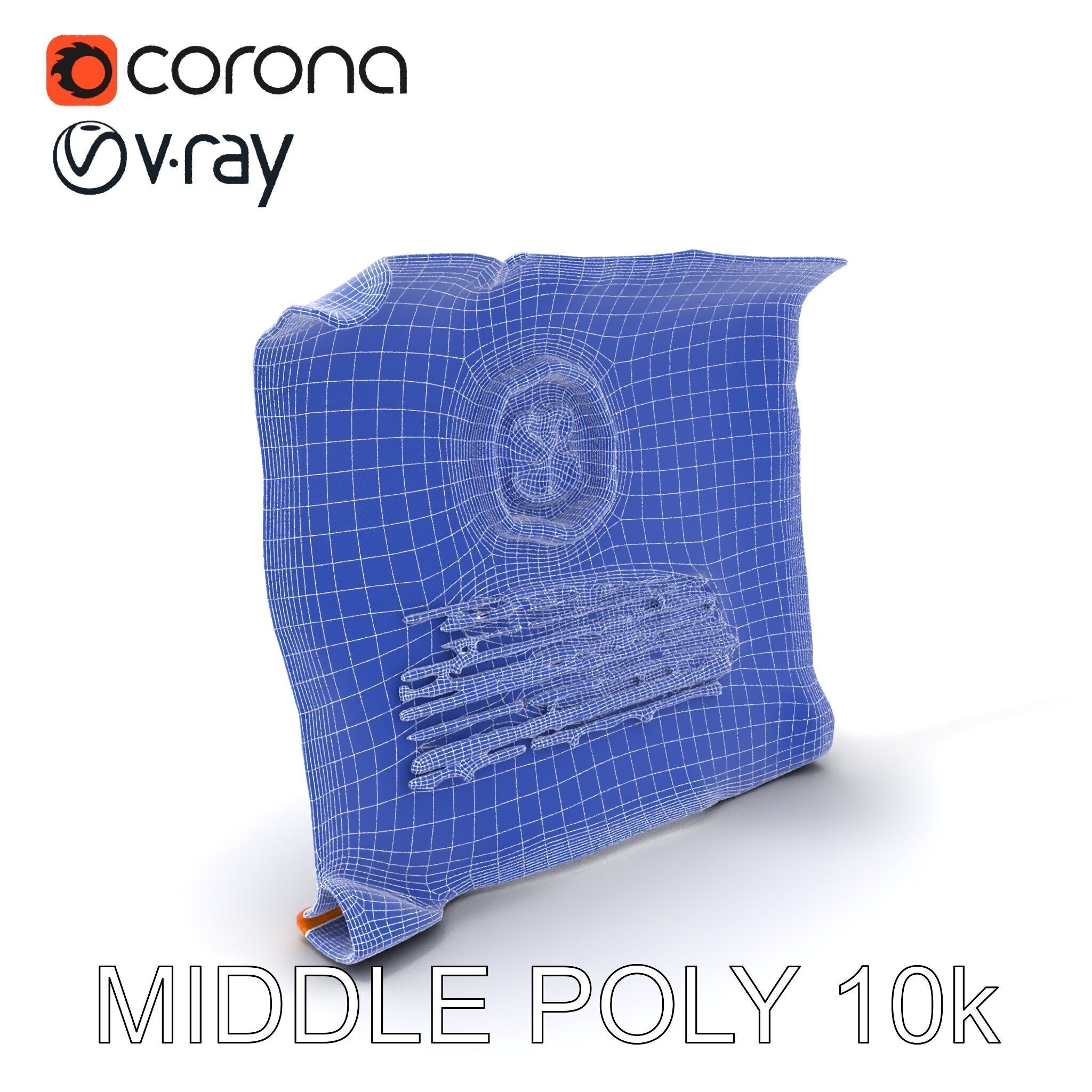 Antique Scroll with Wax Seal Model Pack Low-poly 3D model_19