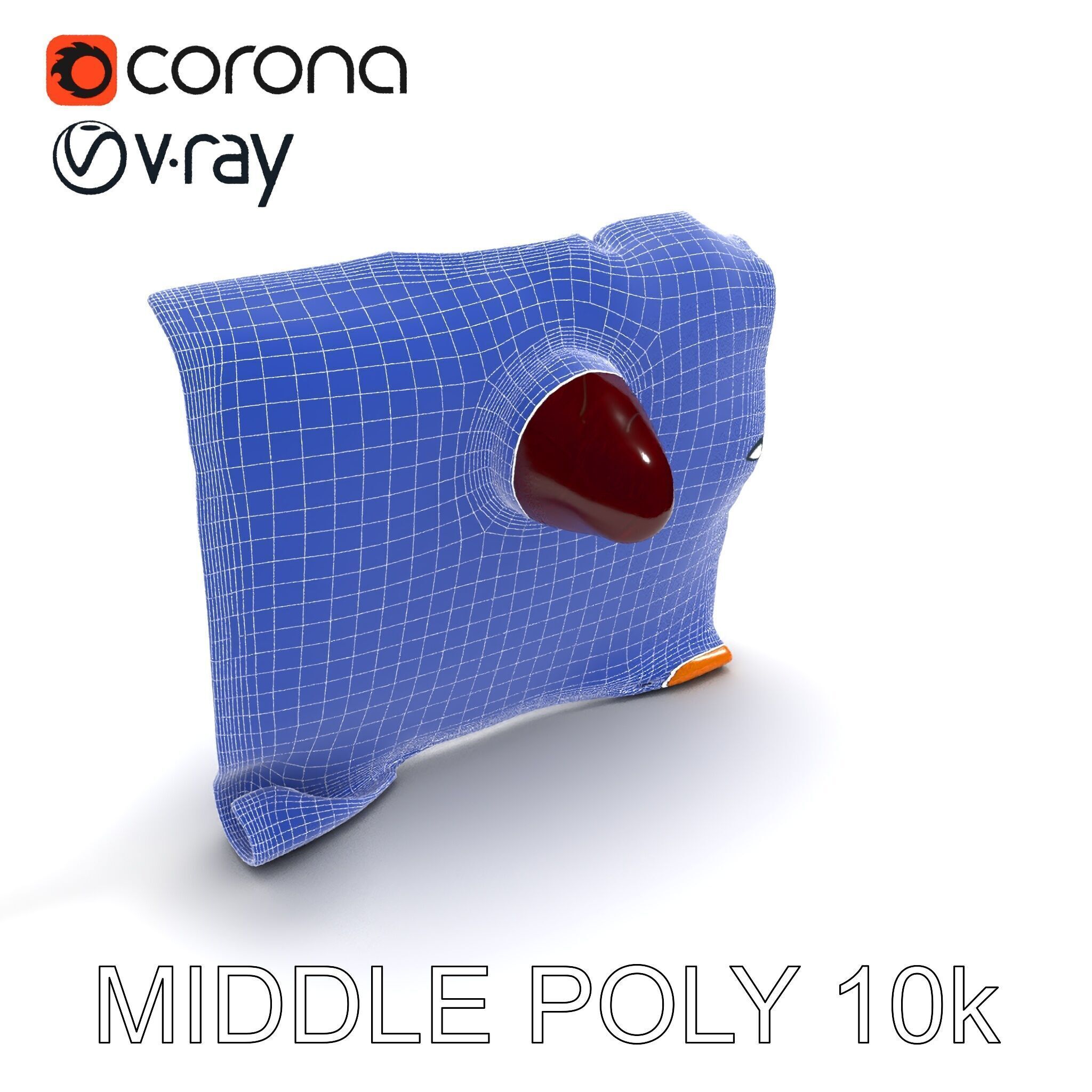 Antique Scroll with Wax Seal Model Pack Low-poly 3D model_16