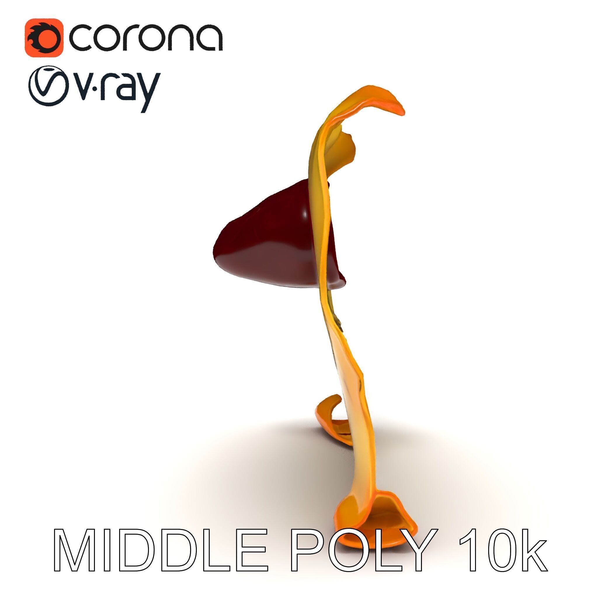 Antique Scroll with Wax Seal Model Pack Low-poly 3D model_22