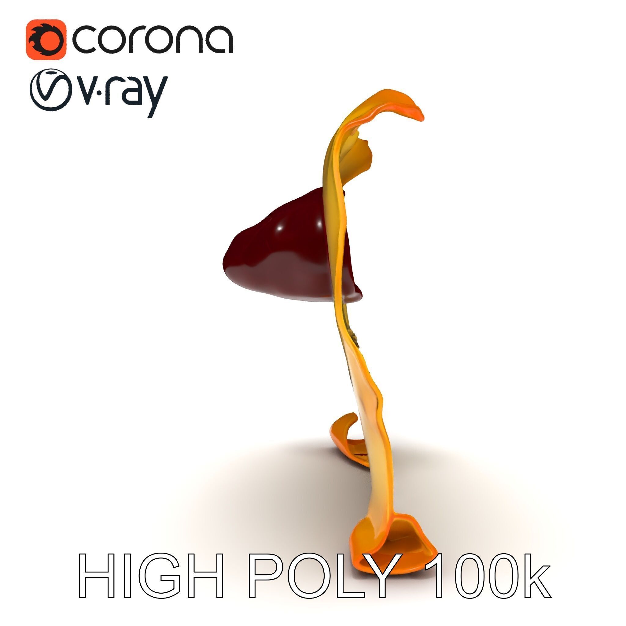 Antique Scroll with Wax Seal Model Pack Low-poly 3D model_8