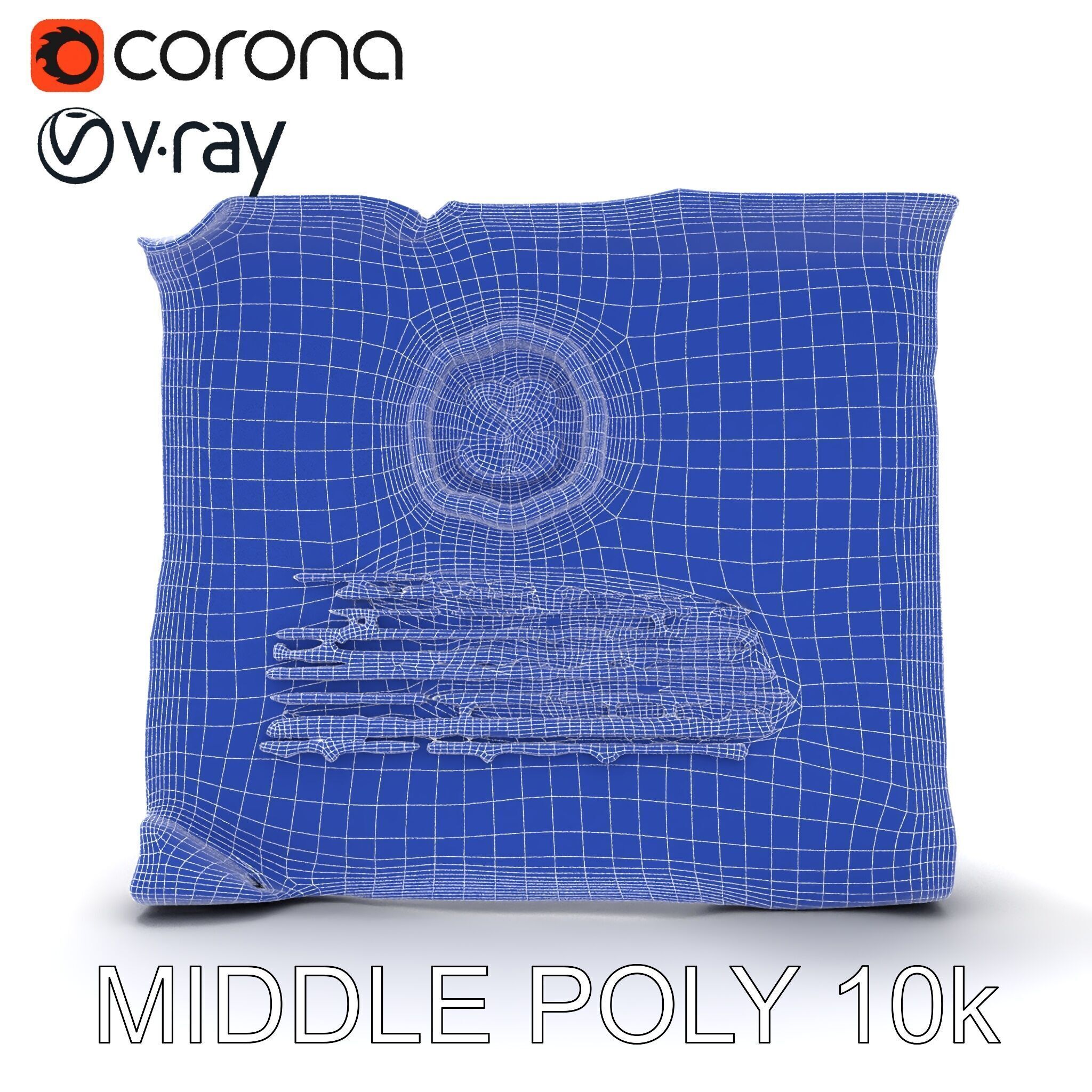 Antique Scroll with Wax Seal Model Pack Low-poly 3D model_12