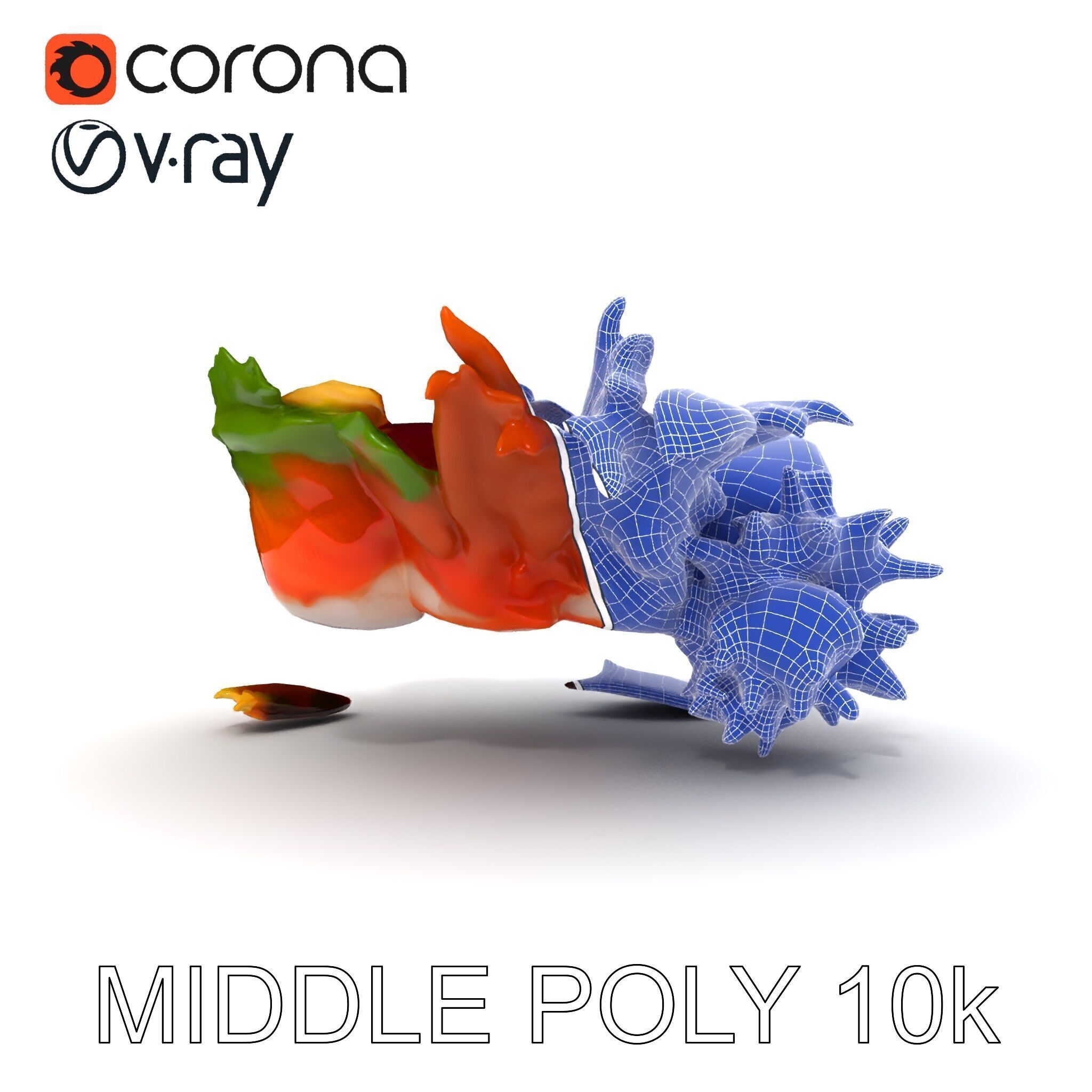 Gourmet Sushi Plate D Model Pack Low-poly 3D model_15