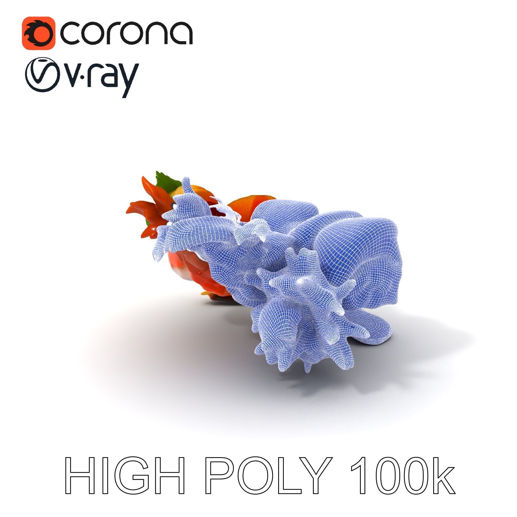 Gourmet Sushi Plate D Model Pack Low-poly 3D model_4