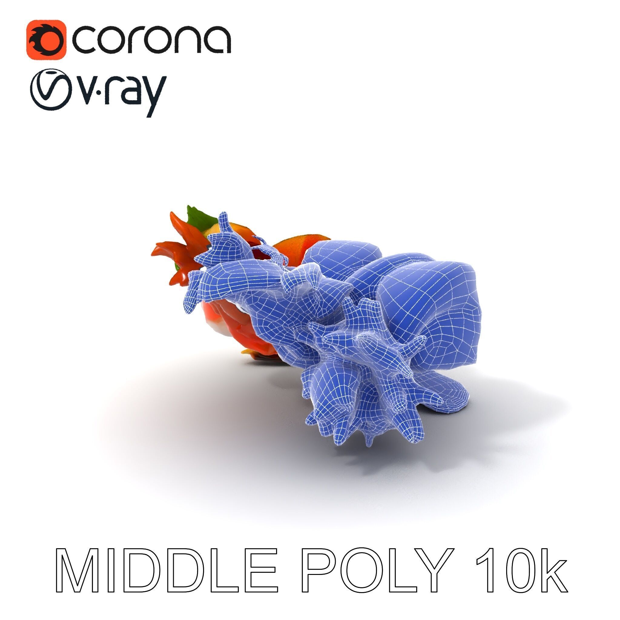 Gourmet Sushi Plate D Model Pack Low-poly 3D model_25