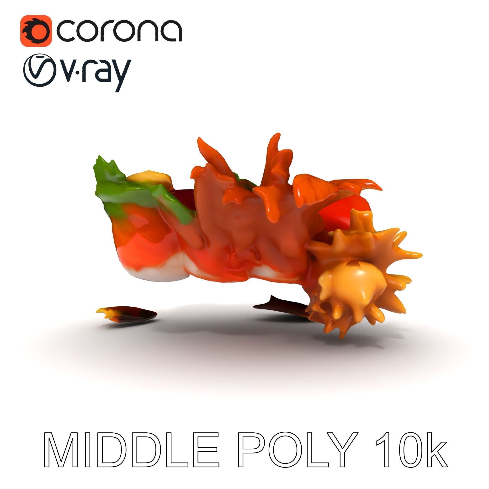 Gourmet Sushi Plate D Model Pack Low-poly 3D model_23