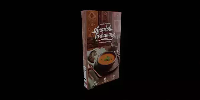 Instant soup-Minestrone Instant Soup-GAME READY PBR 